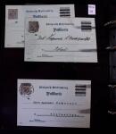 1863-1915, Extensive collection of postal stationery