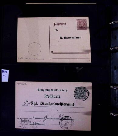1863-1915, Extensive collection of postal stationery