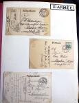 1914-20 FIELDPOST Collection with 13 unused cards plus