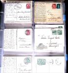 1900-45, Two large volumes with 100s of postcards ordered