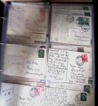 1900-45, Two large volumes with 100s of postcards ordered