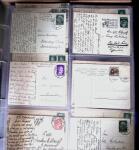 1900-45, Two large volumes with 100s of postcards ordered