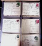 1900-45, Two large volumes with 100s of postcards ordered