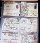 1900-45, Two large volumes with 100s of postcards ordered
