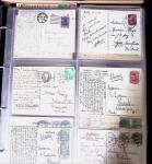 1900-45, Two large volumes with 100s of postcards ordered