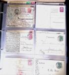 1900-45, Two large volumes with 100s of postcards ordered