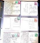 1900-45, Two large volumes with 100s of postcards ordered