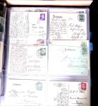 1900-45, Two large volumes with 100s of postcards ordered