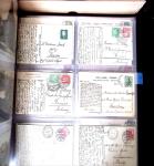 1900-45, Two large volumes with 100s of postcards ordered