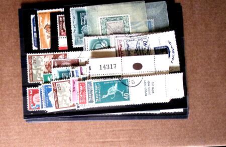 1948-55, Mint and used selection on three stockcards