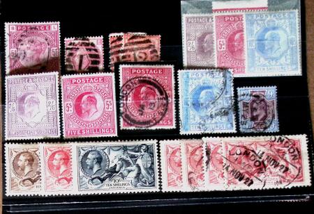 1840-1930, Valuable mint & used selection on five stockcards