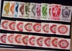 1850-1928, Mint & used selection on 8 stockcards showing