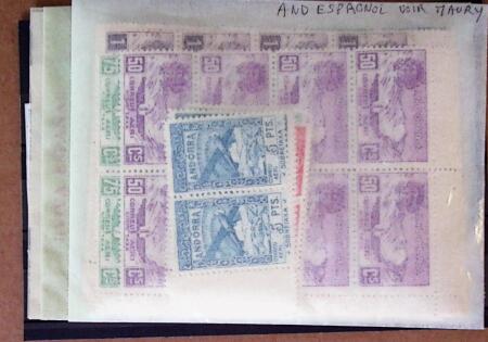 1851-1950, Mint & used selection on three stockcards