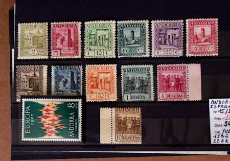 1851-1950, Mint & used selection on three stockcards