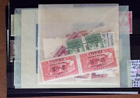 1851-1950, Mint & used selection on three stockcards