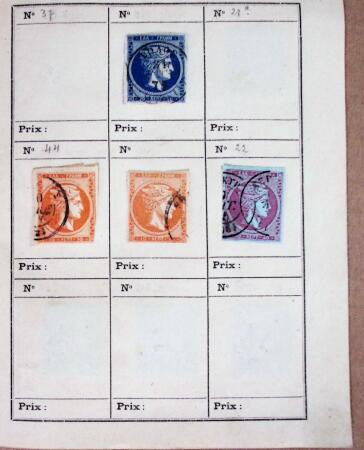 1861-82 LARGE HERMES HEAD: Selection of 95 stamps on
