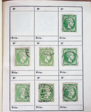 1861-82 LARGE HERMES HEAD: Selection of 95 stamps on