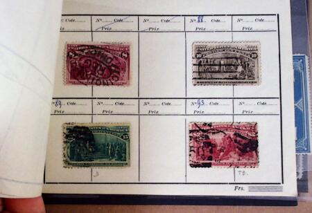 1857-1920, Chiefly 19th century stamps on seven stockcards,