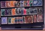 1857-1920, Chiefly 19th century stamps on seven stockcards,