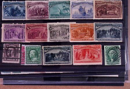 1857-1920, Chiefly 19th century stamps on seven stockcards,