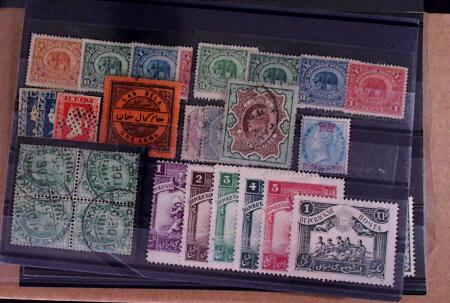 1850-1940, Mint & used all-world selection on 22 stockcards