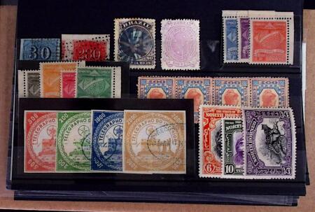 1850-1940, Mint & used all-world selection on 22 stockcards