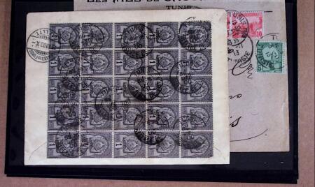 1871-1913, Lot de 12 lettres et cartes dont très précoce