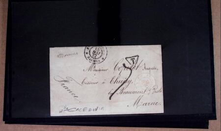 1871-1913, Lot de 12 lettres et cartes dont très précoce