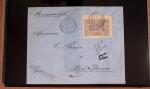 1871-1913, Lot de 12 lettres et cartes dont très précoce