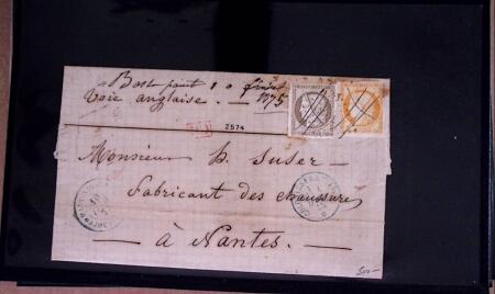 1871-1913, Lot de 12 lettres et cartes dont très précoce