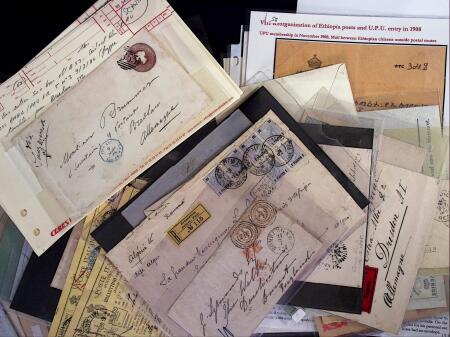 1791-1933, Lot of 73 covers and cards from the classic
