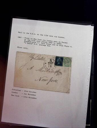 1791-1933, Lot of 73 covers and cards from the classic