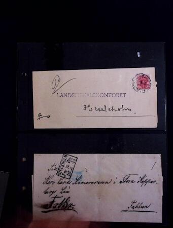 1791-1933, Lot of 73 covers and cards from the classic