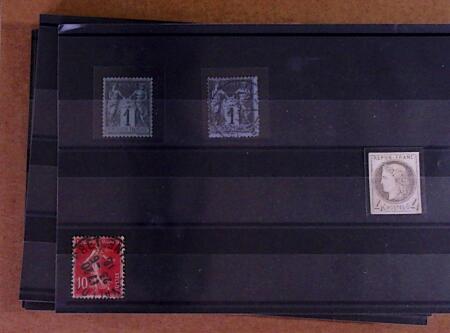 1849-1970, Belle sélection de timbres neufs et oblitérés
