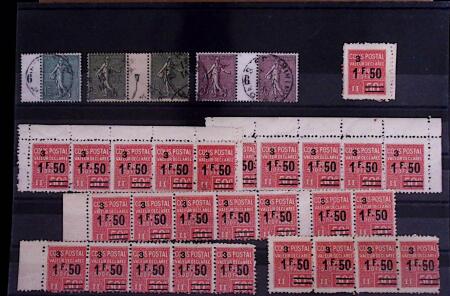1849-1970, Belle sélection de timbres neufs et oblitérés