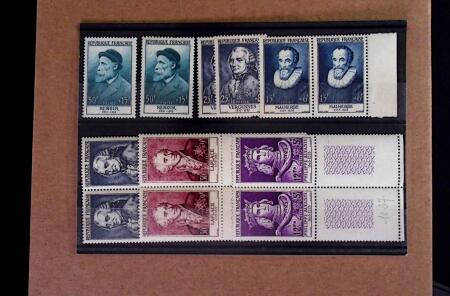 1849-1970, Belle sélection de timbres neufs et oblitérés