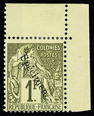 N° 46 à 59 (sauf 53 et 56) avec surcharge "Spécimen"