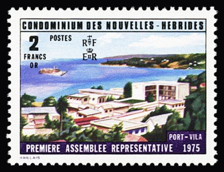 N° 433a + 434a, variété légende "Première Assemblée