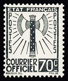 N°1/15, Francisque neuf sans trace de charnière.