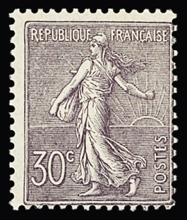 N°133a 30c violet foncé, neuf **, très frais, TB