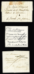 1802-1873 Lot de 21 lettres et 1 devant avec intérêt