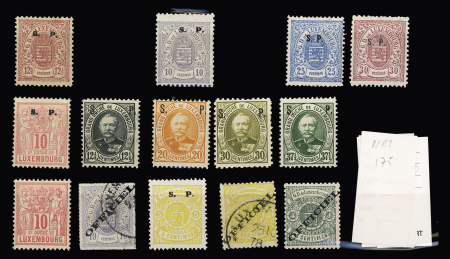 OFFICIALS Small selection of used and mint stamps,