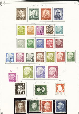 1949-1955 Mint & used collection incl. light duplication