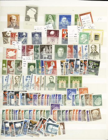 1949-1955 Mint & used collection incl. light duplication