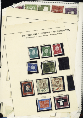 1949-1955 Mint & used collection incl. light duplication