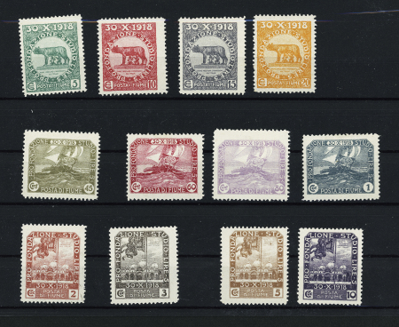 Mostly mint collection of FIUME incl. Postage Due 1/3,
