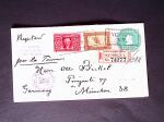 1865-1969, Lot of 18 covers and cards from all periods,