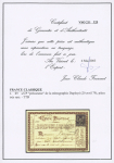 N°89 OBL Cannes (1879) sur carte postale précurseur avec bordure brun sténo-duployé. TB