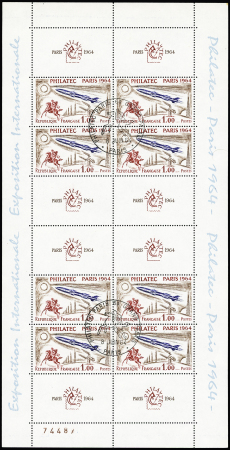 N°3 neuf *, 6 neuf ** (pli en marge), 6 obl., et Poste