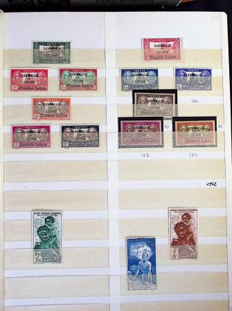 1890-2000, Collection de colonies et des DOM TOM de